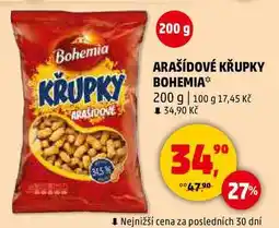 Penny Market ARAŠÍDOVÉ KŘUPKY BOHEMIA, 200 g nabídka