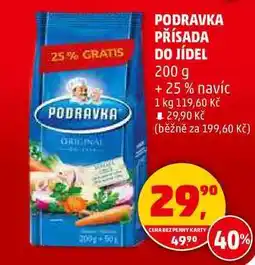 Penny Market PODRAVKA PŘÍSADA DO JÍDEL, 200 g +25% navíc nabídka