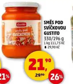 Penny Market SMĚS POD SVÍČKOVOU GUSTITO, 330/196 g nabídka