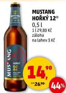 Penny Market MUSTANG HOŘKÝ 12, 0,5 l nabídka