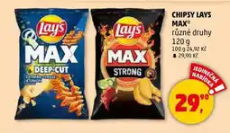 Penny Market CHIPSY LAYS MAX různé druhy, 120 g nabídka