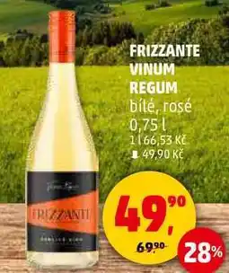 Penny Market FRIZZANTE VINUM REGUM bílé, rosé, 0,75 l nabídka