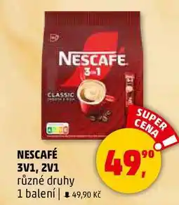 Penny Market NESCAFÉ 3V1, 2V1 různé druhy, 1 balení nabídka