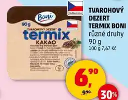 Penny Market TVAROHOVÝ DEZERT TERMIX BONI různé druhy, 90 g nabídka