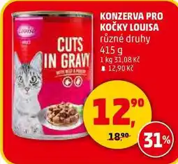 Penny Market KONZERVA PRO KOČKY LOUISA různé druhy, 415 g nabídka