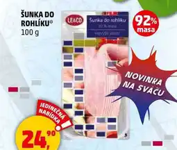 Penny Market ŠUNKA DO ROHLÍKU, 100 g nabídka