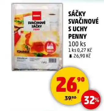 Penny Market SÁČKY SVAČINOVÉ S UCHY PENNY, 100 ks nabídka