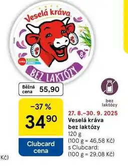 Tesco Veselá kráva bez laktózy, 120 g nabídka