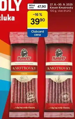 Tesco Kmotr Kmotrovky 100 g, více druhů nabídka