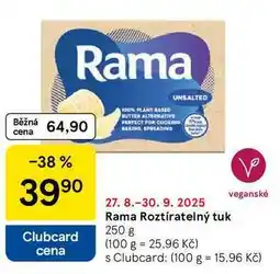 Tesco Rama Roztíratelný tuk, 250 g nabídka