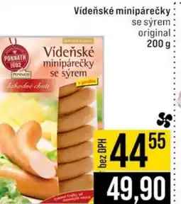 Jip Vídeňské minipárečky: se sýrem original nabídka