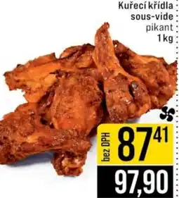 Jip Kuřecí křídla sous-vide pikant nabídka