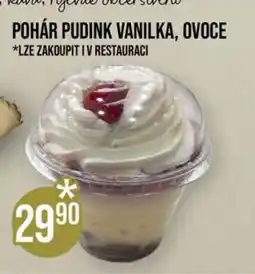 Jip POHÁR PUDINK VANILKA, OVOCE nabídka