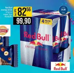 Jip Red Bull energy drink original sugar free 4 x 0,25 l nabídka
