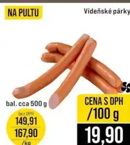 Jip Vídeňské párky* • nabídka