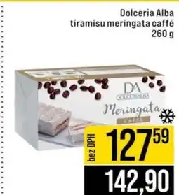 Jip Dolceria Alba Tiramisu Meringata Caffe nabídka