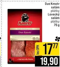 Jip Duo Kmotr salám plátky Lovecký salám plátky 75 g nabídka