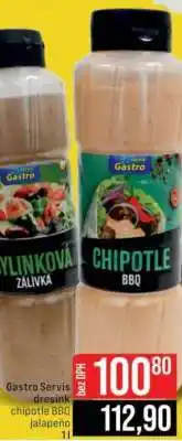 Jip Gastro Servis dresink chipotle BBQ jalapeño nabídka