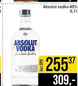 Jip Absolut vodka 40% 0,7 l nabídka