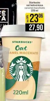 Jip Starbucks oat ledová káva caramel macchiato 220 ml nabídka