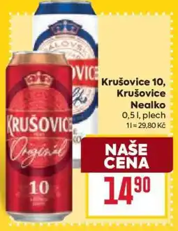 Billa Krušovice 10, Krušovice Nealko nabídka