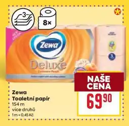 Billa Zewa toaletní papír nabídka