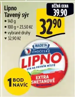 Albert Lipno tavený sýr nabídka