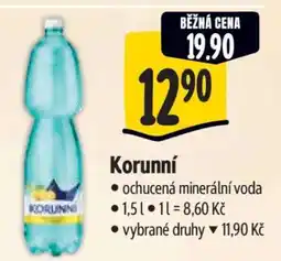 Albert Korunní ochucená minerální voda nabídka