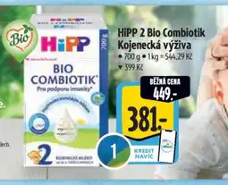 Albert HiPP 2 Bio Combiotik Kojenecká výživa nabídka