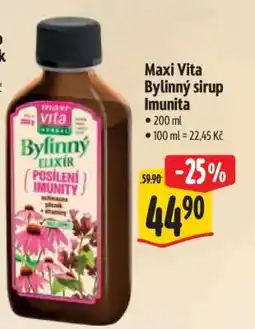 Albert Maxi Vita Bylinný sirup Imunita nabídka