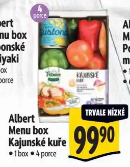 Albert Albert Menu box Kajunské kuře nabídka