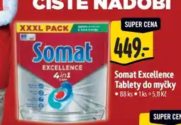 Albert Somat Excellence tablety do myčky nabídka