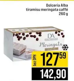 Jip Dolceria Alba tiramisu meringata caffé nabídka