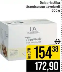 Jip Dolceria Alba tiramisu con savoiardi nabídka