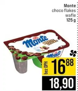 Jip Monte choco flakes wafle nabídka