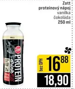 Jip Zott proteinový nápoj vanilka čokoláda nabídka