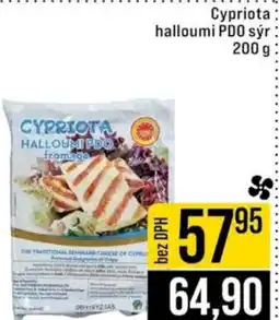 Jip Cypriota halloumi PDO sýr nabídka