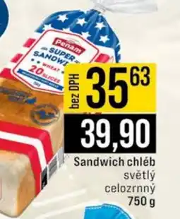 Jip Sandwich chléb světlý celozrnný nabídka