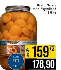 Jip Gastro Servis meruňky půlené nabídka