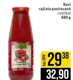 Jip Novi rajčata pasírovaná rustikal nabídka