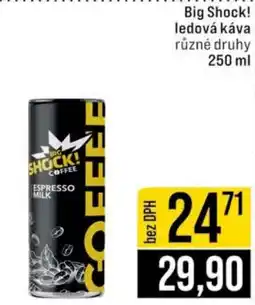 Jip Big Shock! ledová káva nabídka