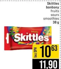 Jip Skittles bonbony fruits sours smoothies nabídka