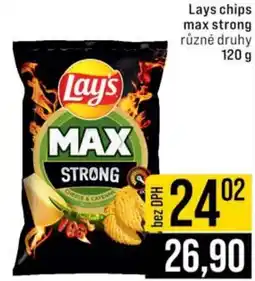 Jip Lays chips max strong nabídka