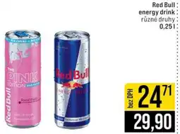 Jip Red Bull energy drink nabídka