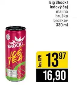 Jip Big Shock! ledový čaj malina hruška broskev nabídka
