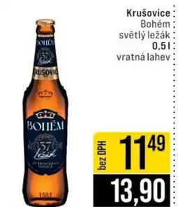 Jip Krušovice Bohém světlý ležák nabídka