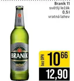 Jip Braník 11 světlý ležák nabídka