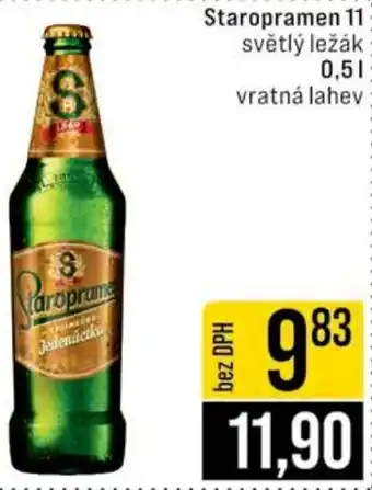 Jip Staropramen 11 světlý ležák nabídka