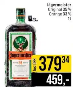 Jip Jägermeister Original 35% Orange 33% nabídka