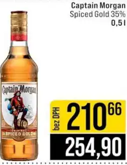 Jip Captain Morgan Spiced Gold 35% nabídka